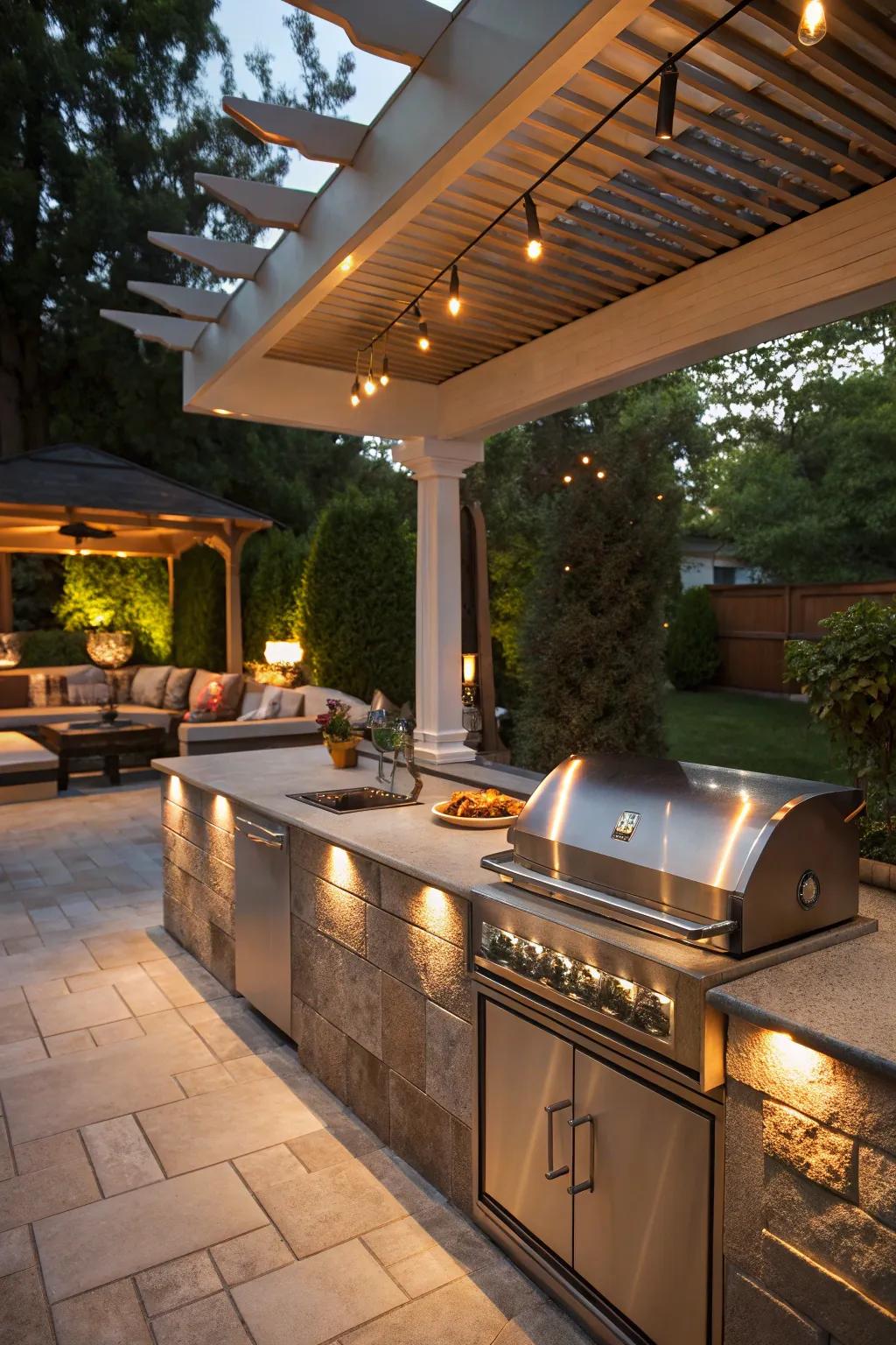 Activity-focused illumination ensures your cooking zones are adequately lit and efficient.