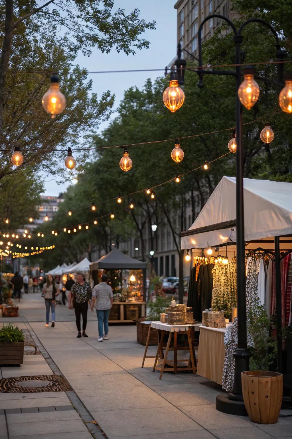 Warm lighting fixtures engineered to transform the ambiance and mood.