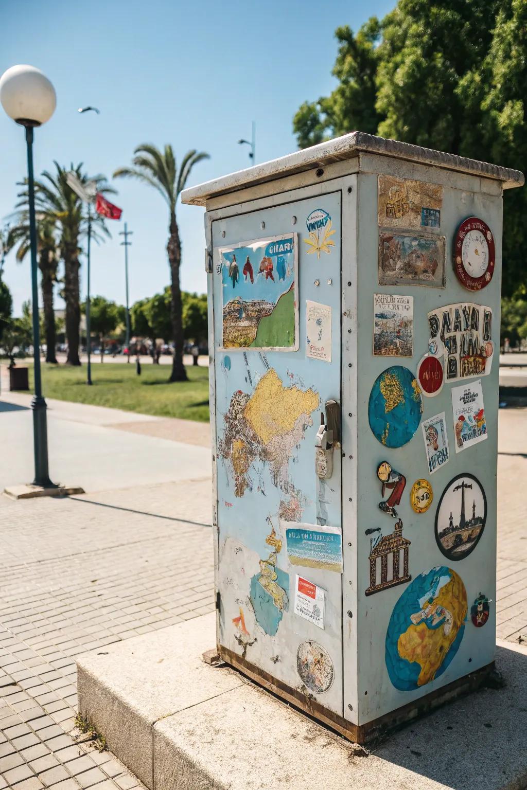 Flaunt your interests using themed magnets.