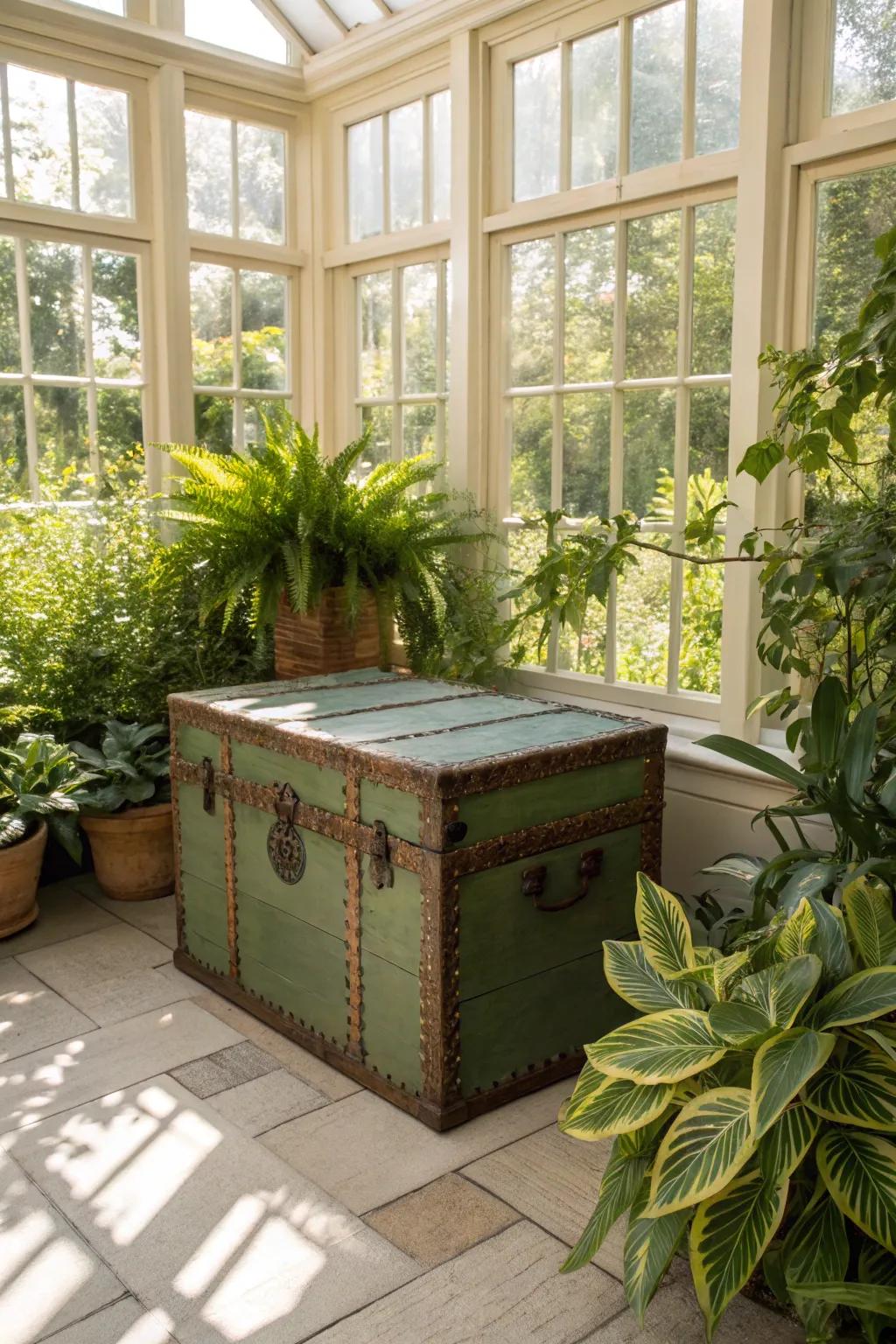 Organic green hues bring peace to your decor.