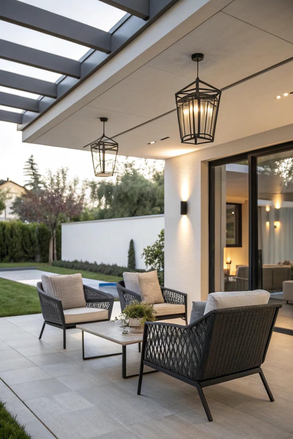 Modern installations deliver a streamlined and up-to-date sensation to your patio.