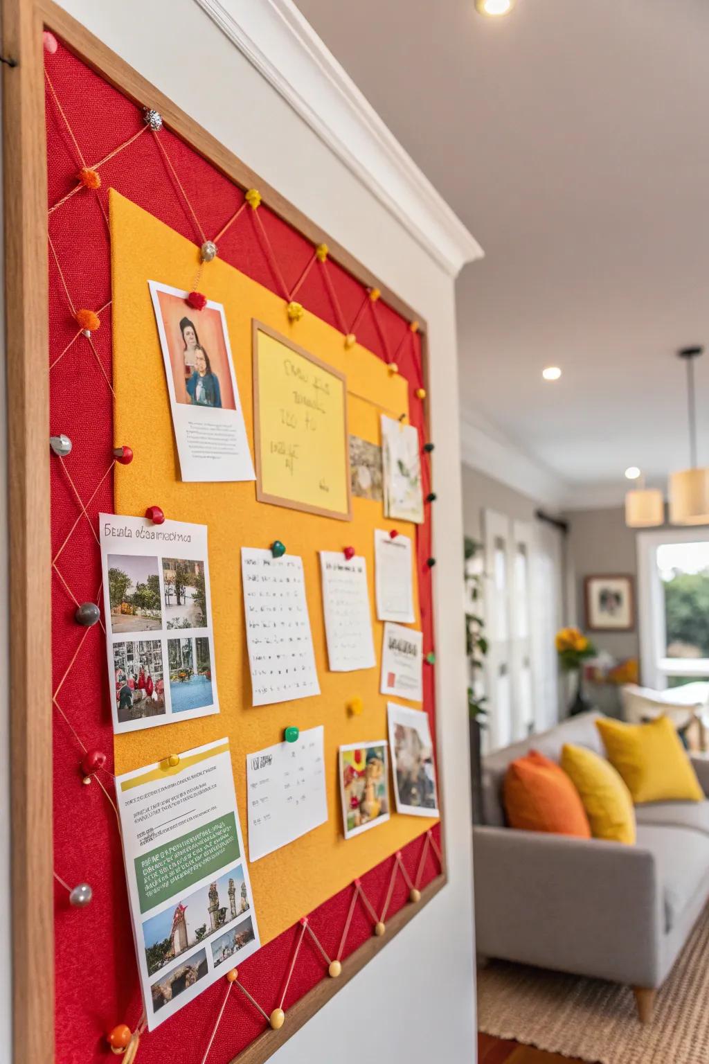 A vibrant spectrum infuses warmth and energy into the board.