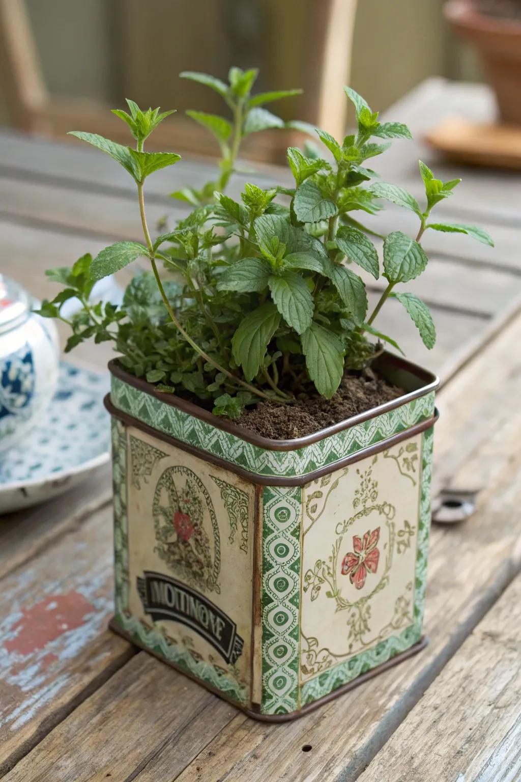 Repurpose relics of yesteryear as distinctive botanical cradles.