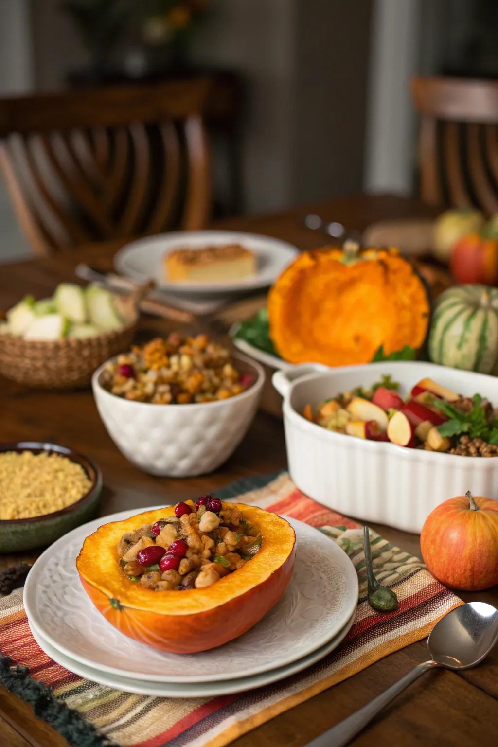 A menu inspired by autumn, highlighting seasonal delicacies.