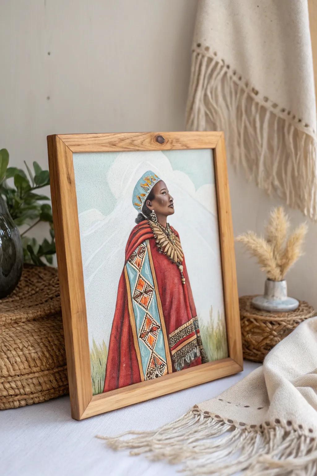 Enhance your space with a hint of history and elegance through reversed glass artistry.