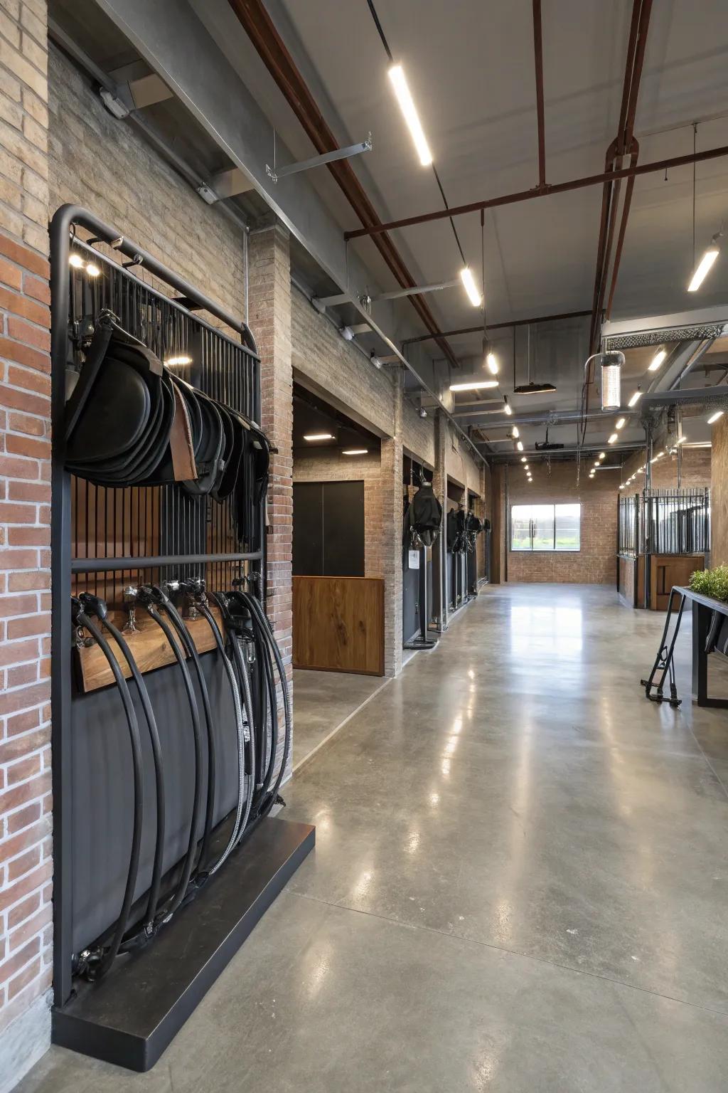 Metal supports provide resilience and a modern flair.