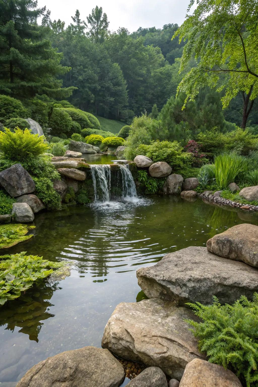 Infuse serenity into your garden through an aquatic feature.