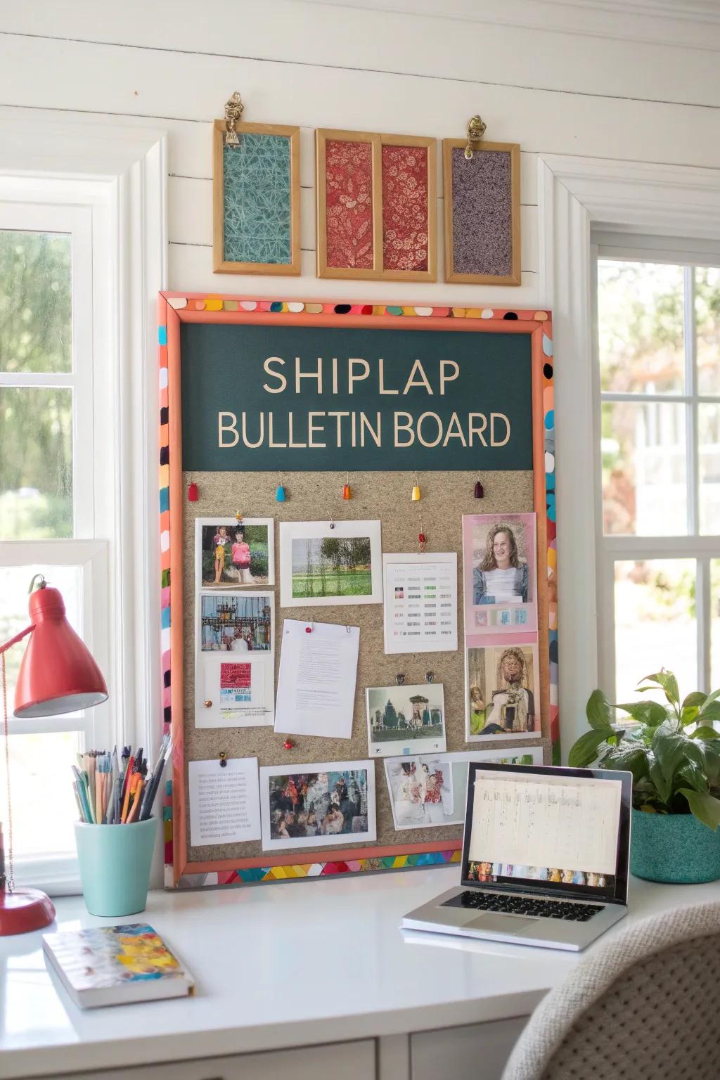 Introduce an upbeat burst of color to your grooveboard notice board.