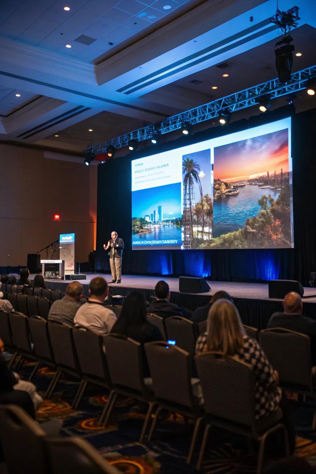 Slides improved with captivating and complementary imagery.