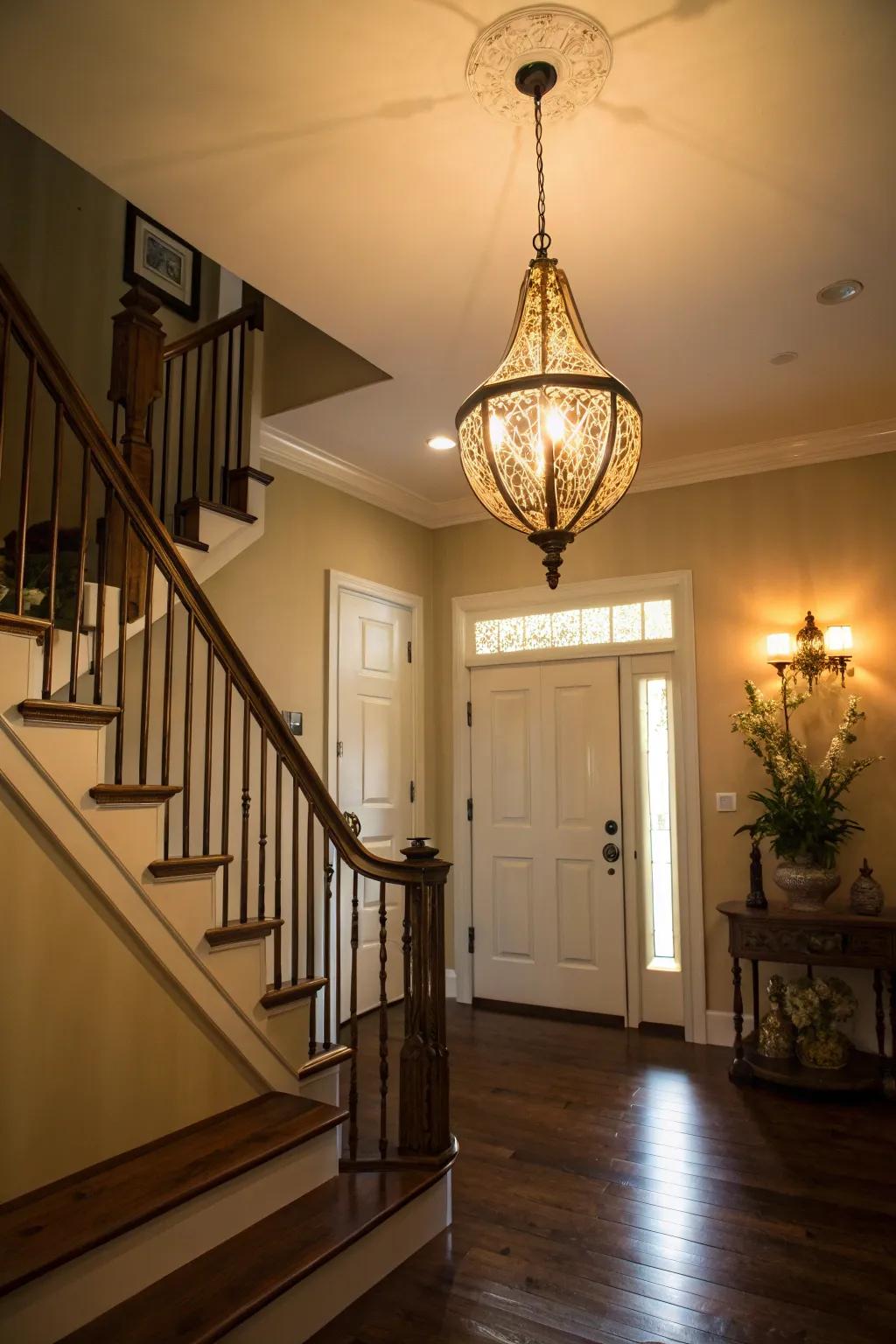 Lighting installations contribute refinement and emphasis to confined spaces.