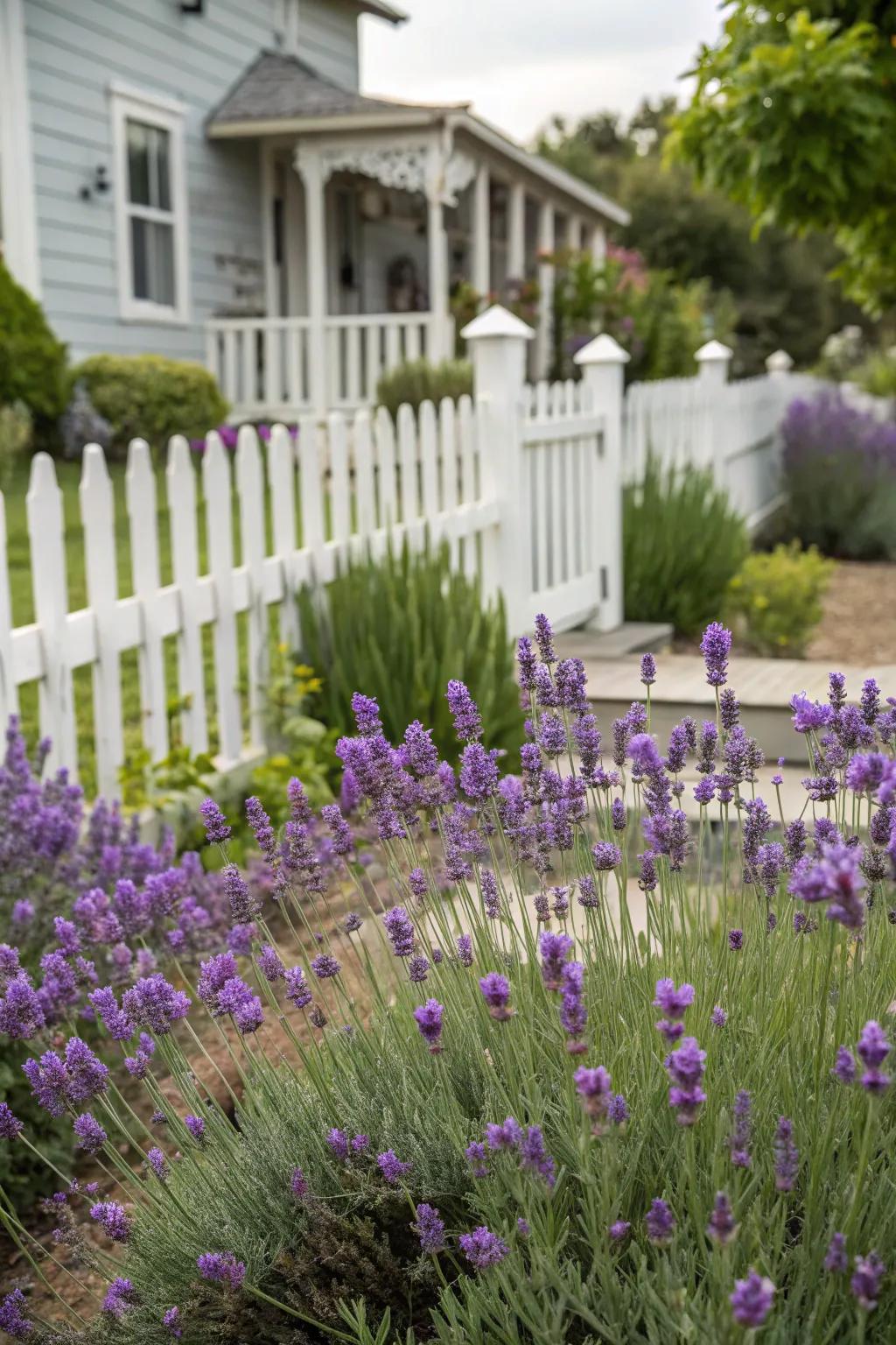 Cottage gardens seamlessly unite heritage with the allure of lavender.