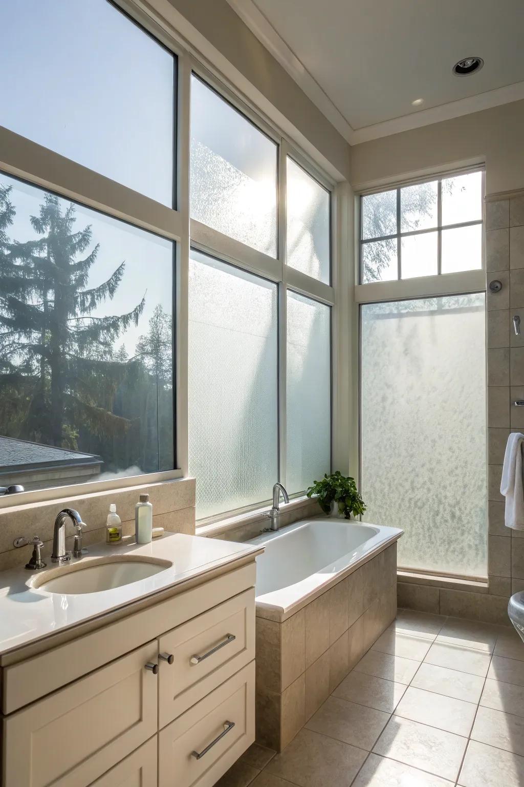 Light enhances the feeling of area and luxury.