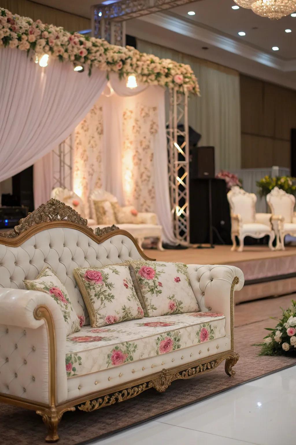 Seating merging relaxation with aesthetic appeal.