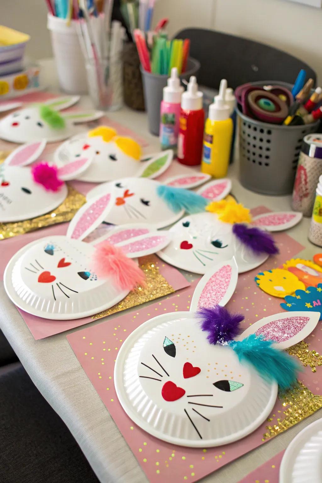 Amusing and straightforward Easter hare coverings for youngsters.
