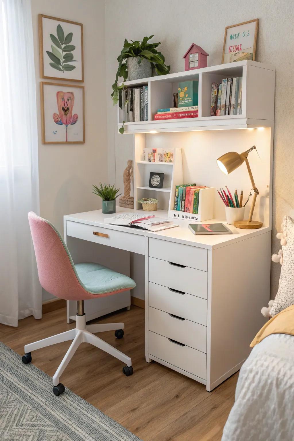 A designated learning zone aids in constructing a fruitful and inspiring setting for learning.