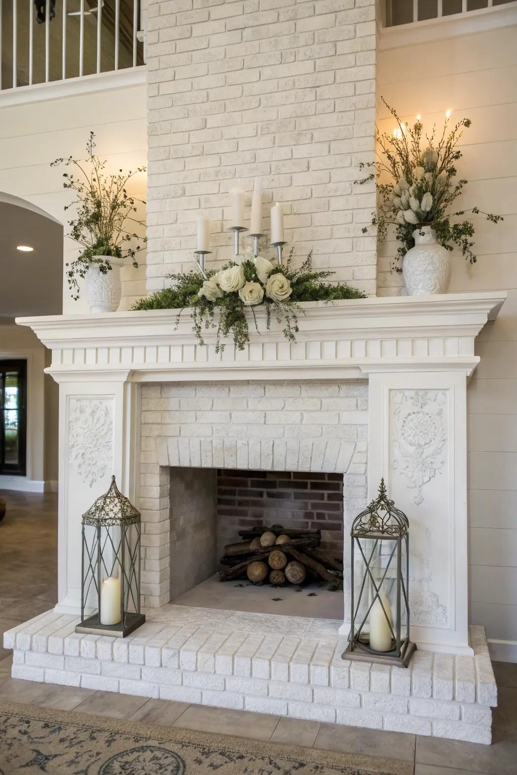 Harmony delivers equilibrium and refinement to the fireplace.
