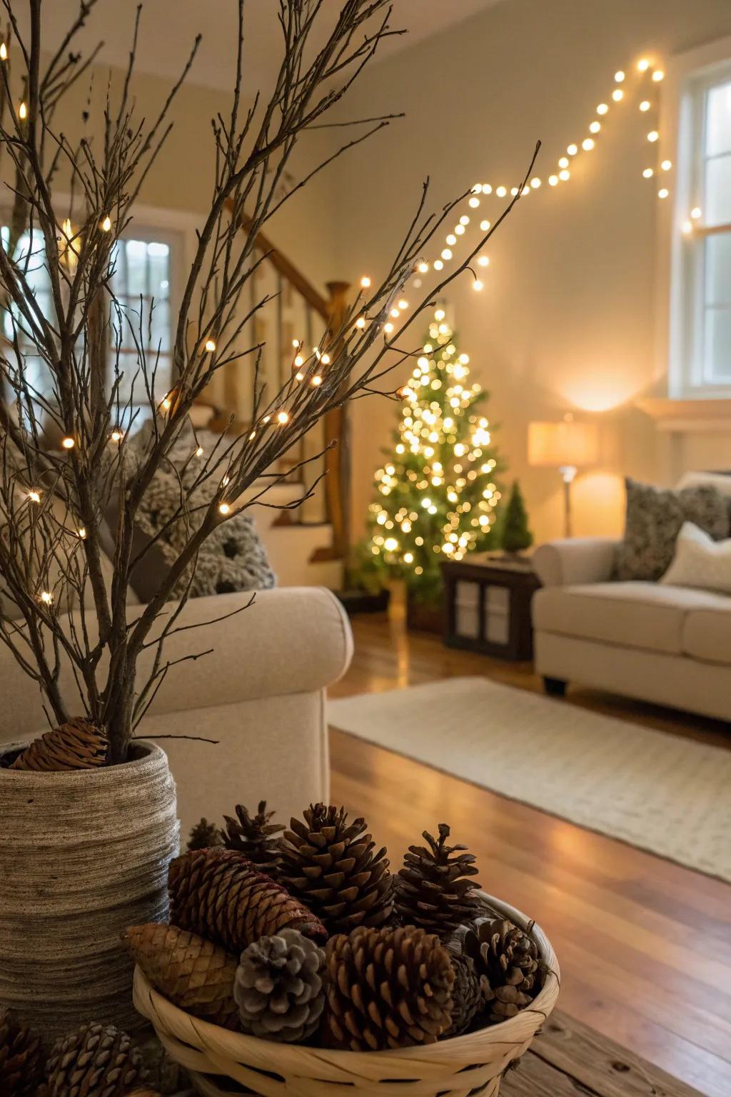 Construct a mystical ambiance using an enchanted woods theme.