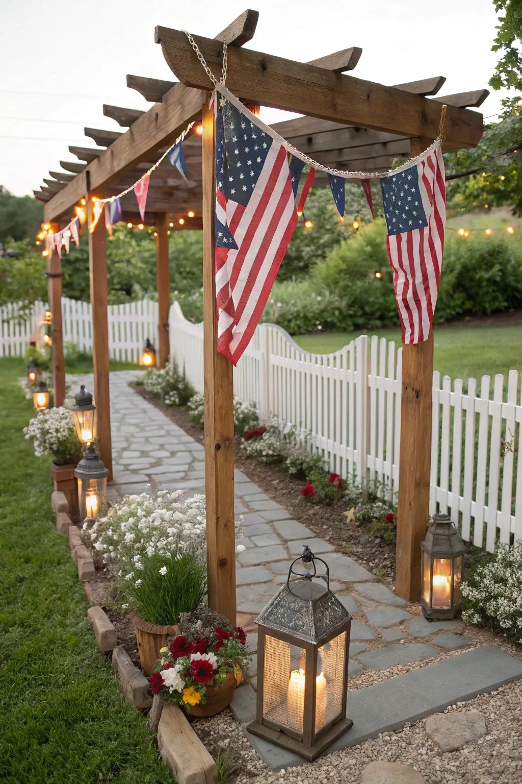 Nostalgic Americana decor delivering charm and character.
