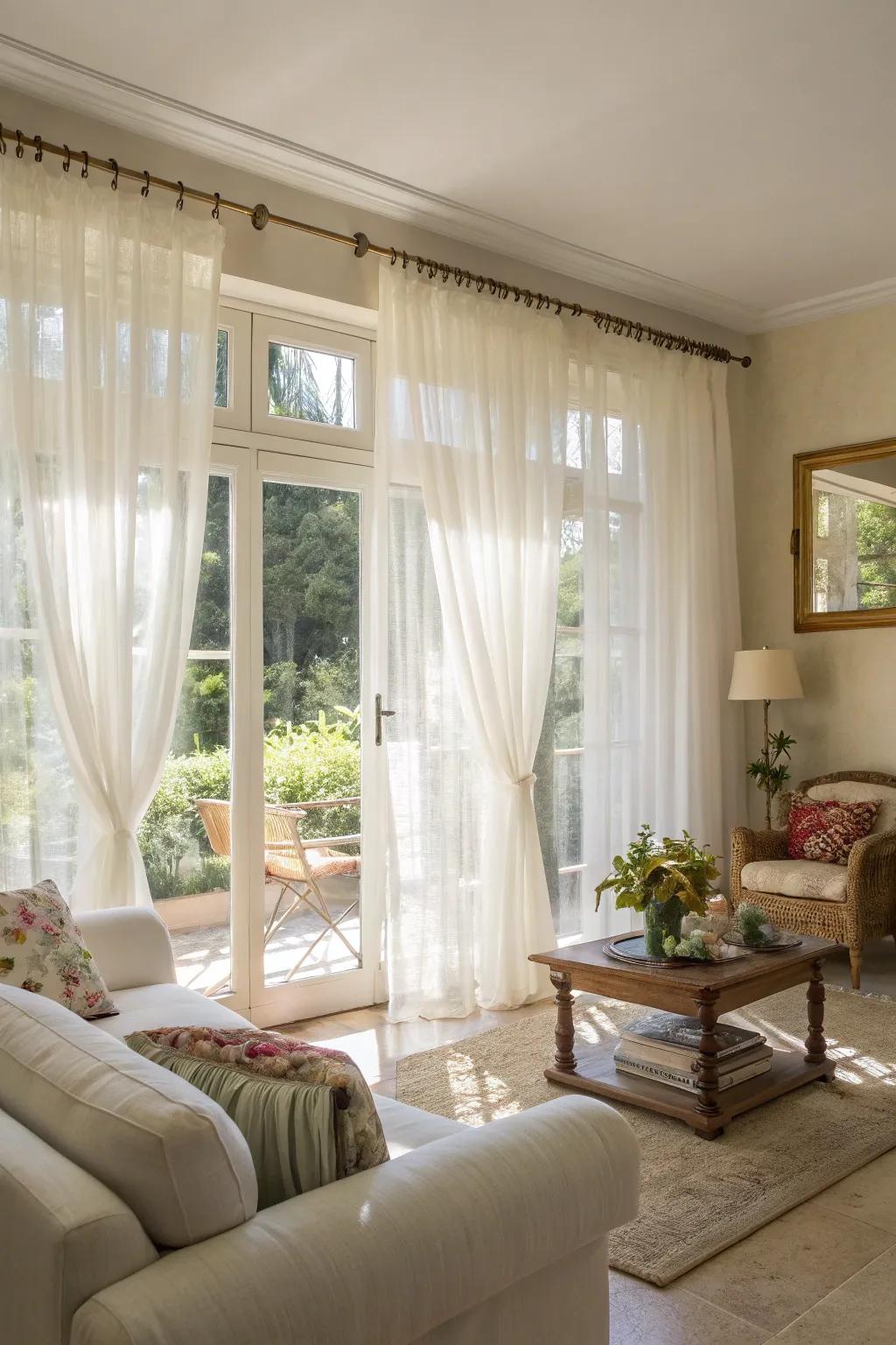 Sunlight enlarges and enriches awkward spaces.