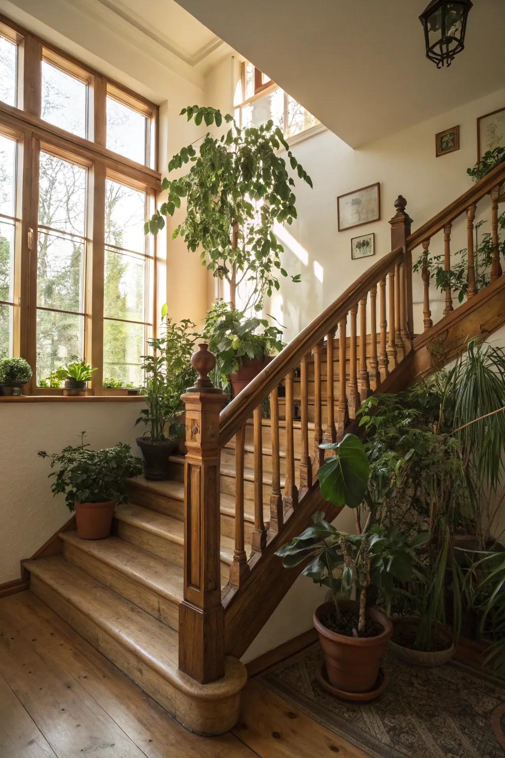 Warm and inviting with inherent timber shades.