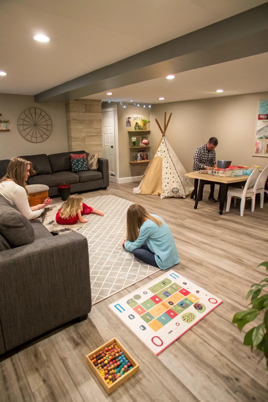 Plastic strips provide sturdy style that resembles wood or rock.