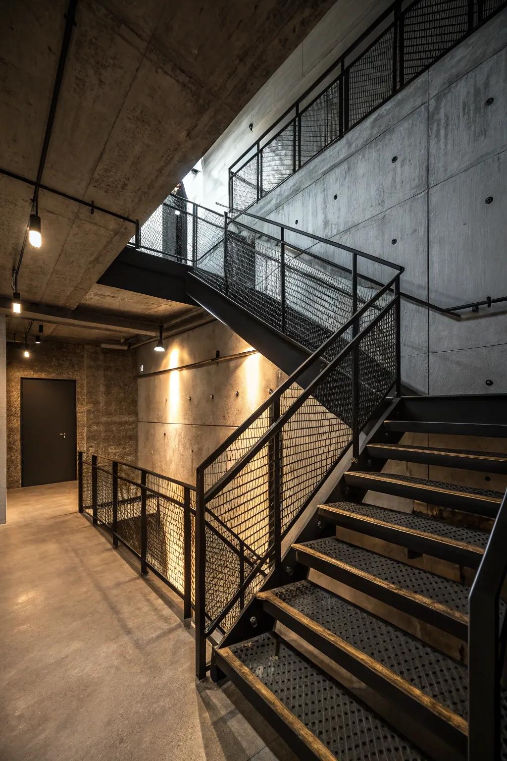Metal highlights deliver a contemporary, factory-inspired vibe.
