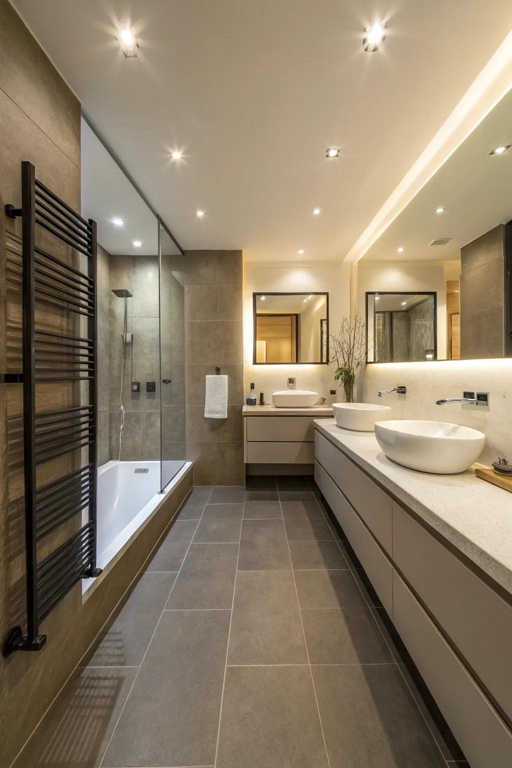 Attainment of tranquility through the embodiment of refined minimalist design.