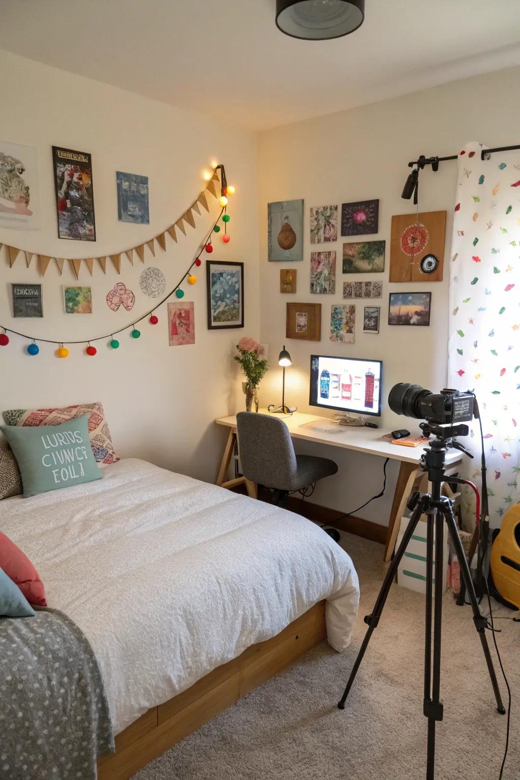 Display your personality through unique decorations inside your streaming space.