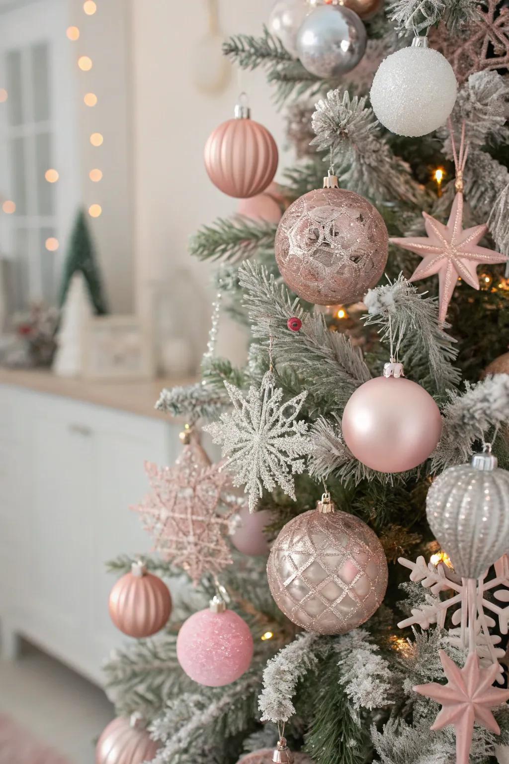 An assortment of textures introduces depth and appeal.