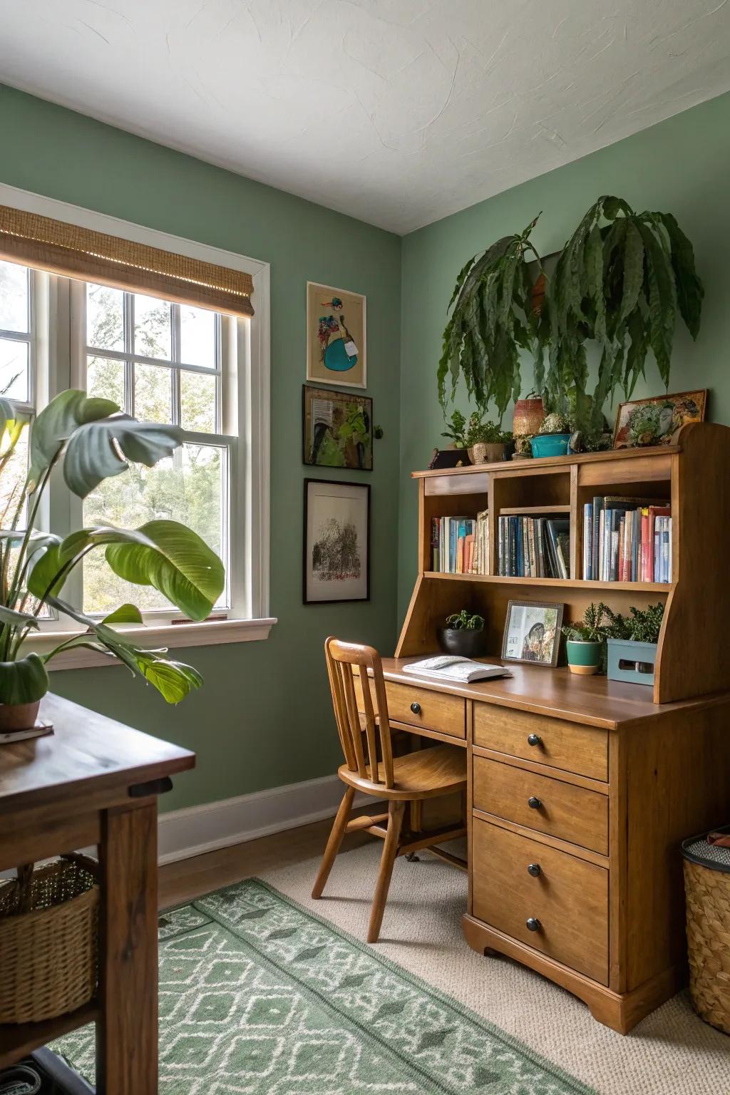 Fashion a serene refuge with hushed verdants.