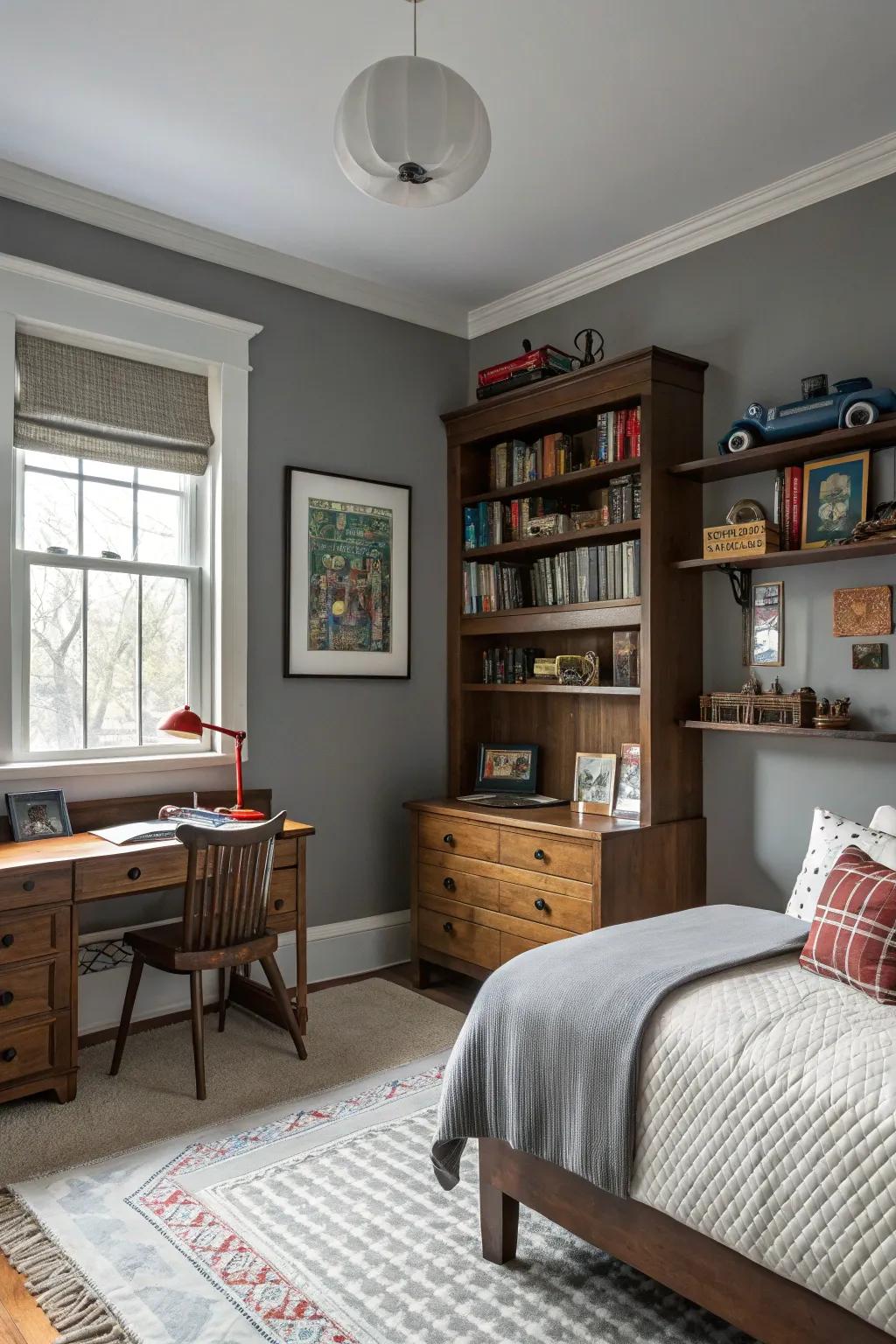 Warm gray offers a versatile and adaptable setting.