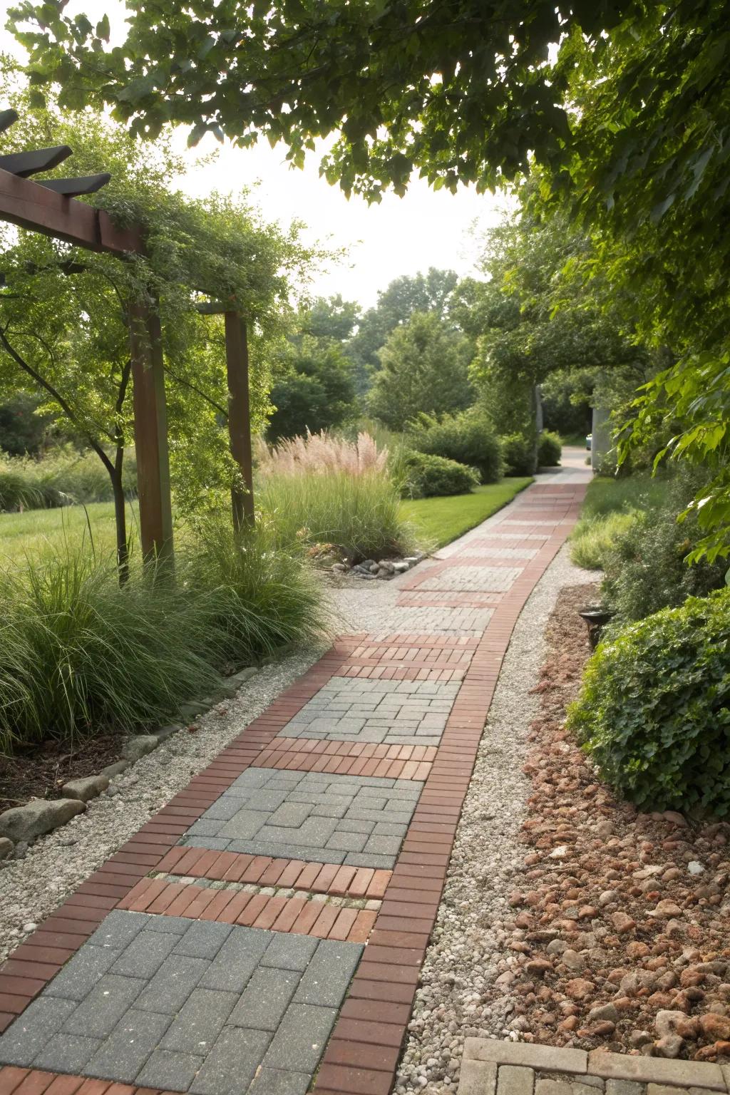 Mix materials: Imbue tactility and engagement into your routes.