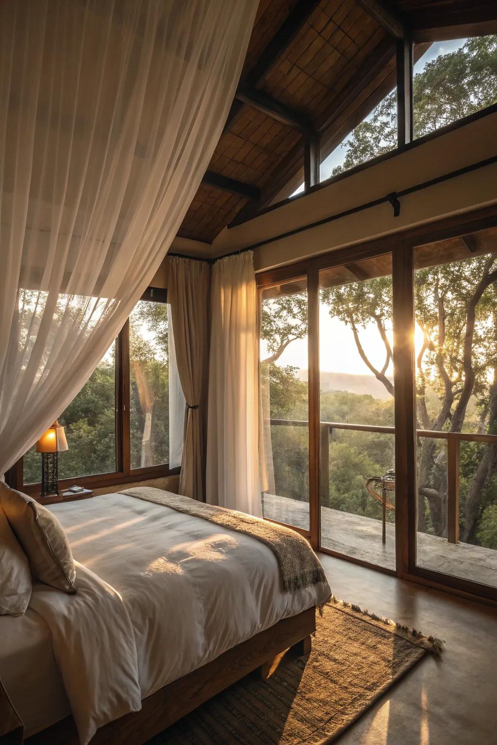 Natural light enhances the breezy ambiance.