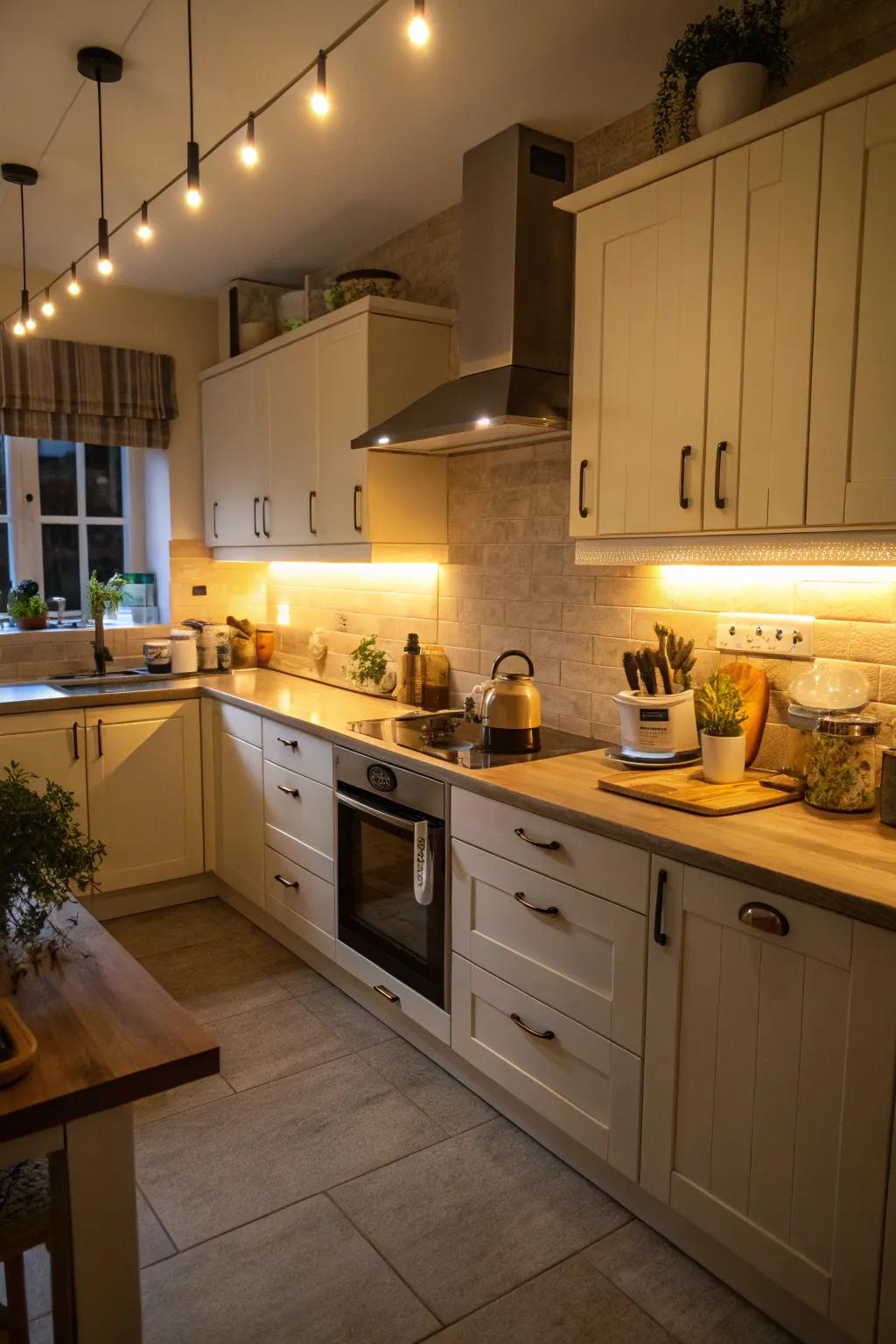 Practical illumination that addresses both functionality and mood.