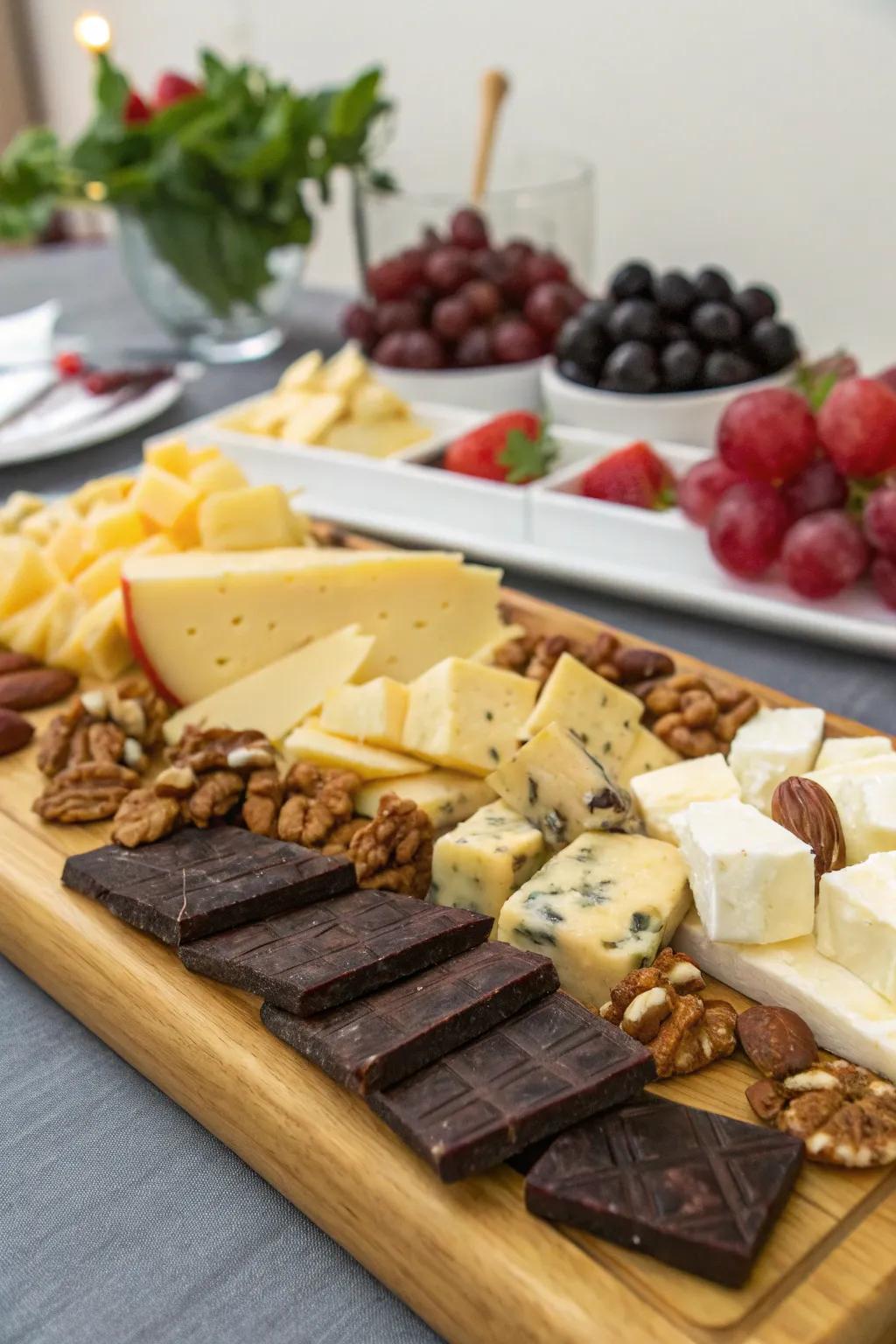 An extraordinary blend of chocolate and cheese for daring gourmands.