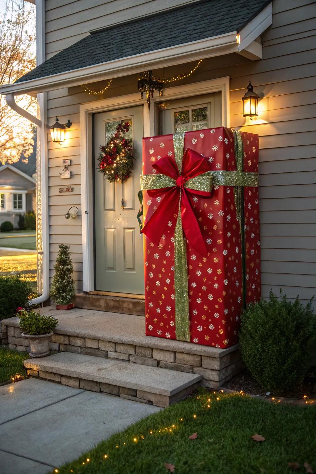 Your home transforms into a grand gift with this enjoyable concept.