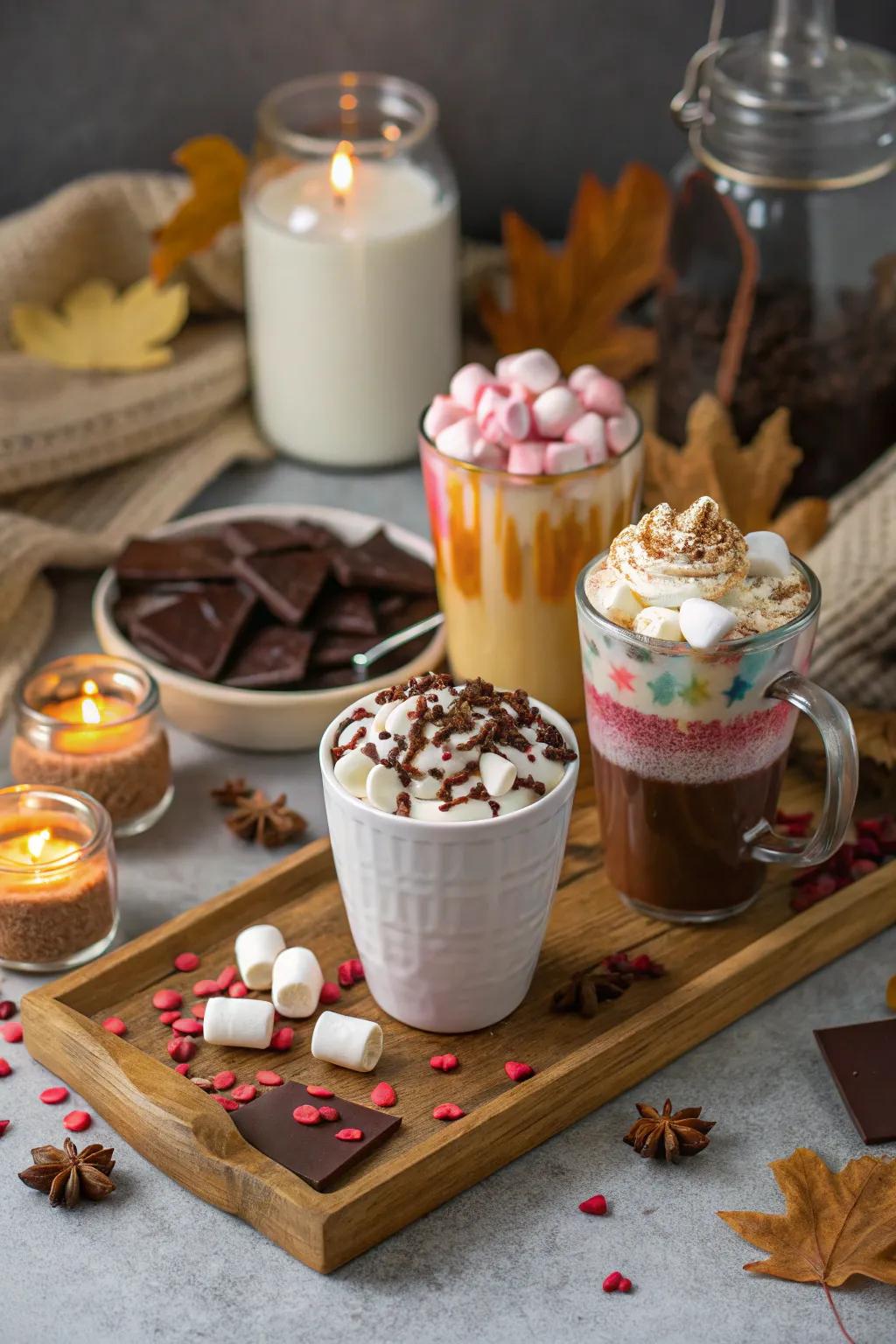 Interactive culinary stations introduce an entertaining aspect to your celebration.