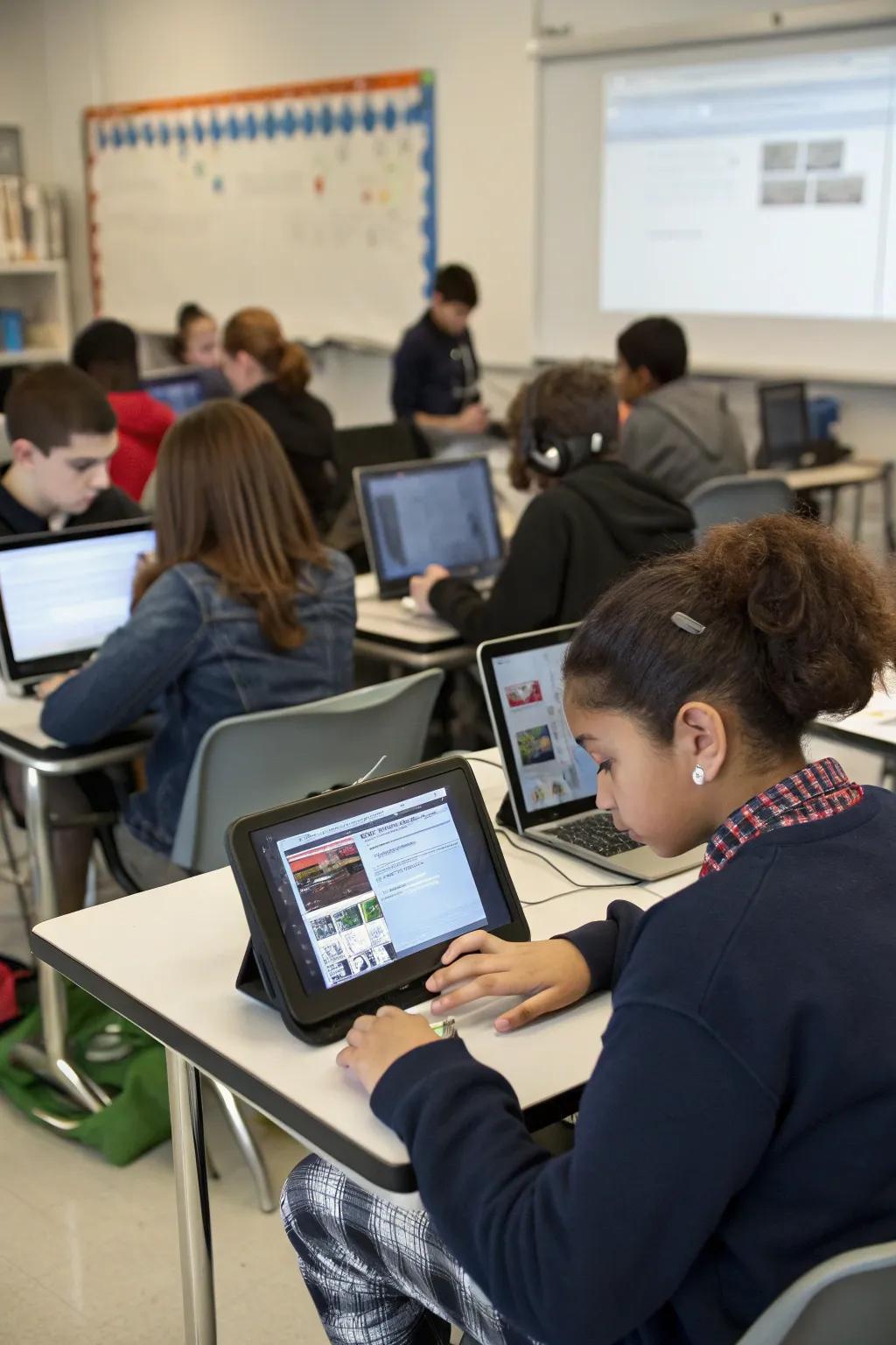 Thoughtful tech integration promotes modern education.