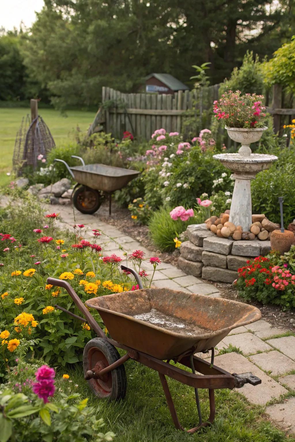 Garden decorations that infuse character and charm.