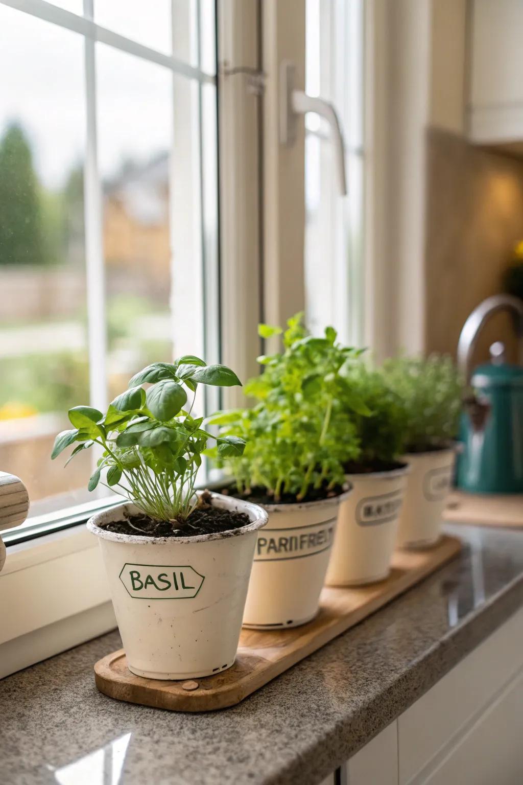 Culinary plant collections enrich your culinary space with verdant freshness.