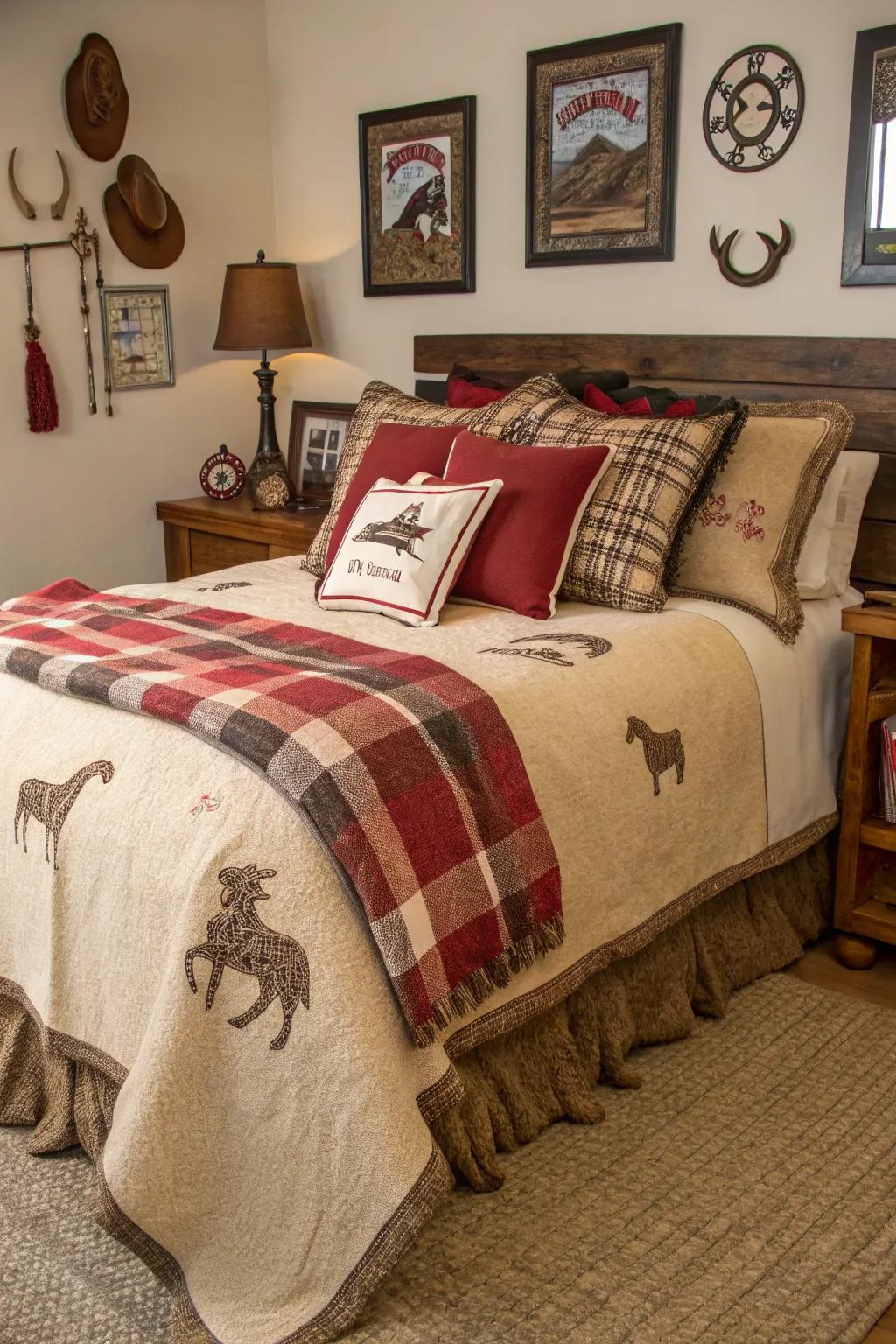 Scatter cushions enhance texture and comfort.