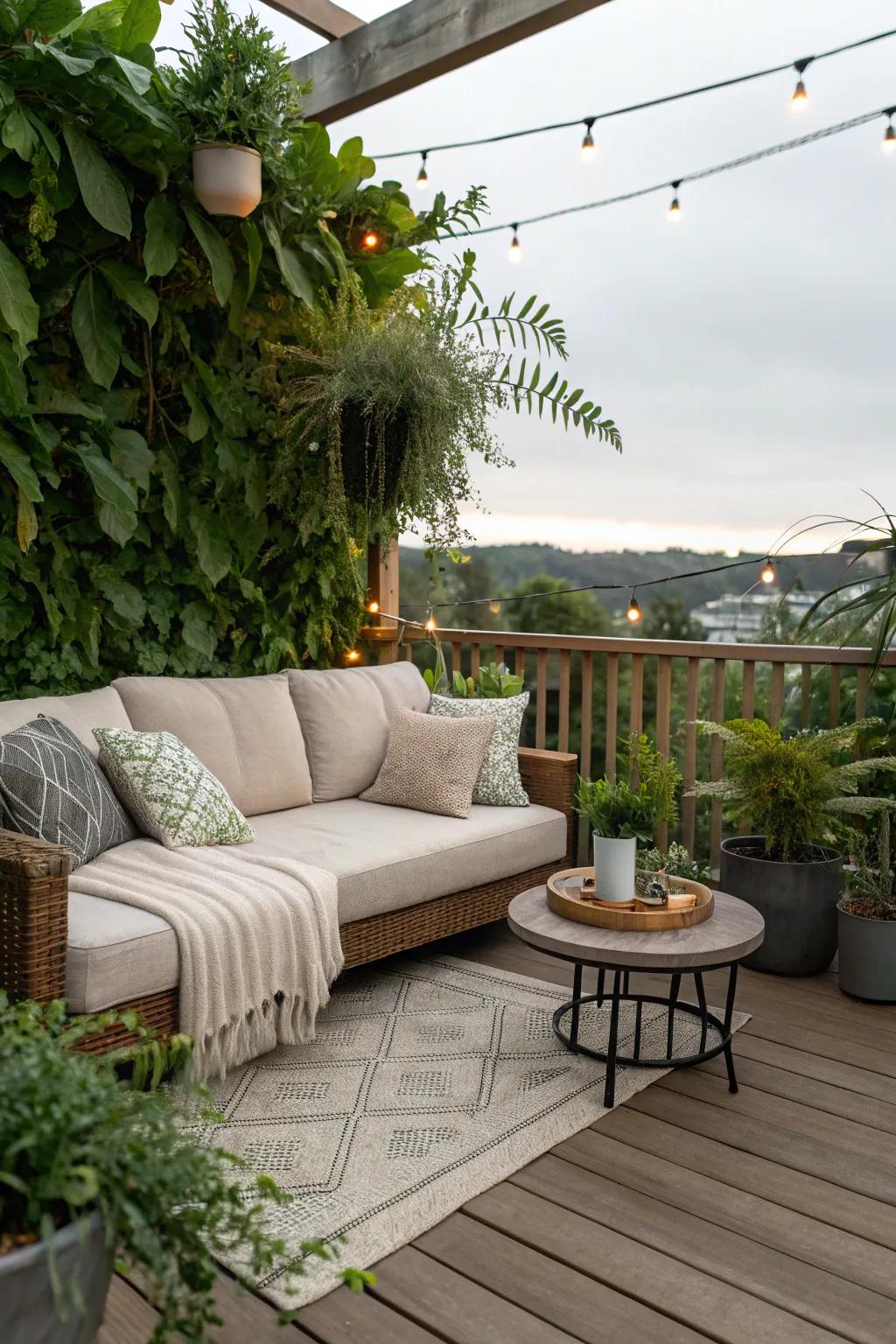 Cozy nooks foster relaxation and comfort.