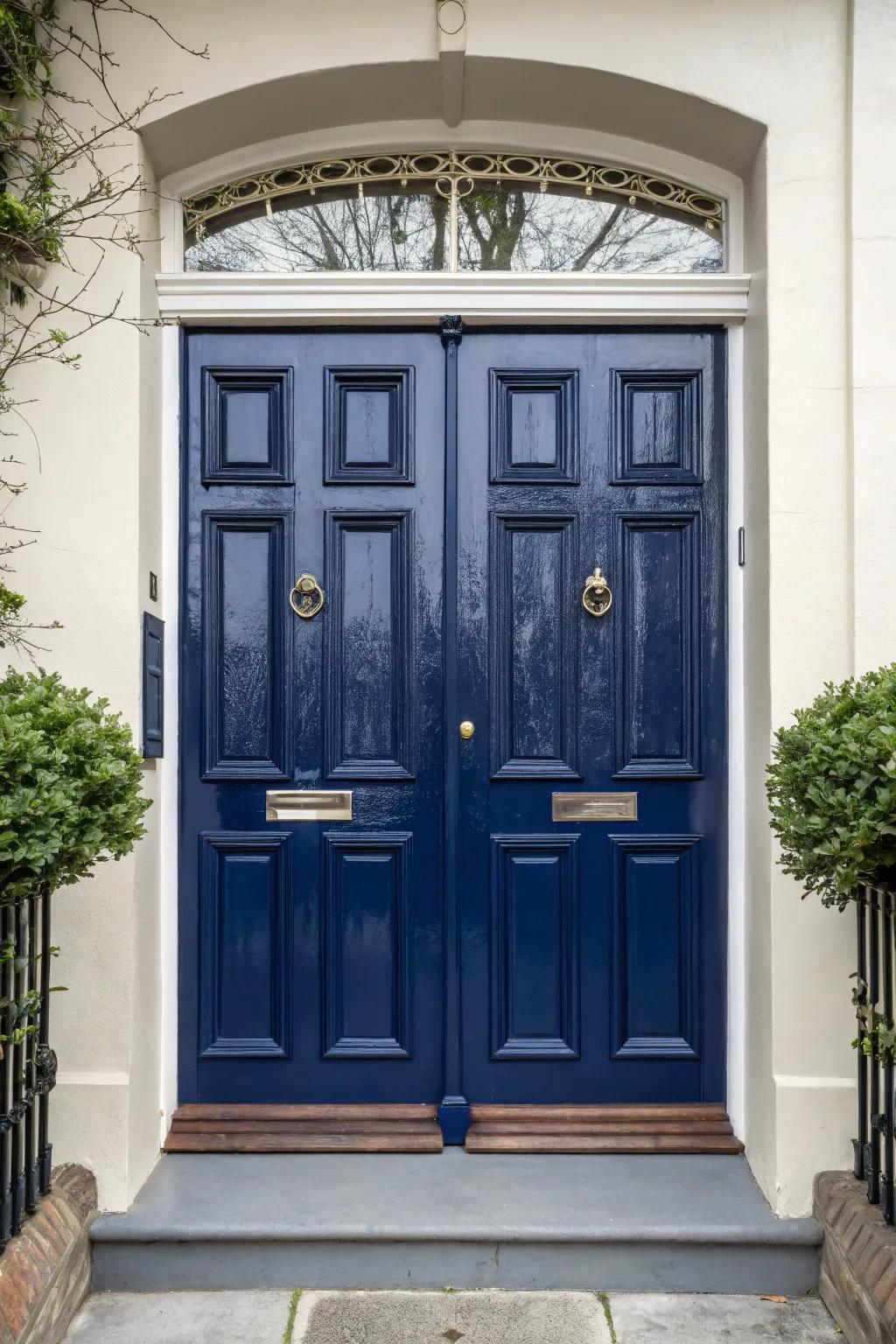 Make an impact with dynamic door shades that captivate the eye.