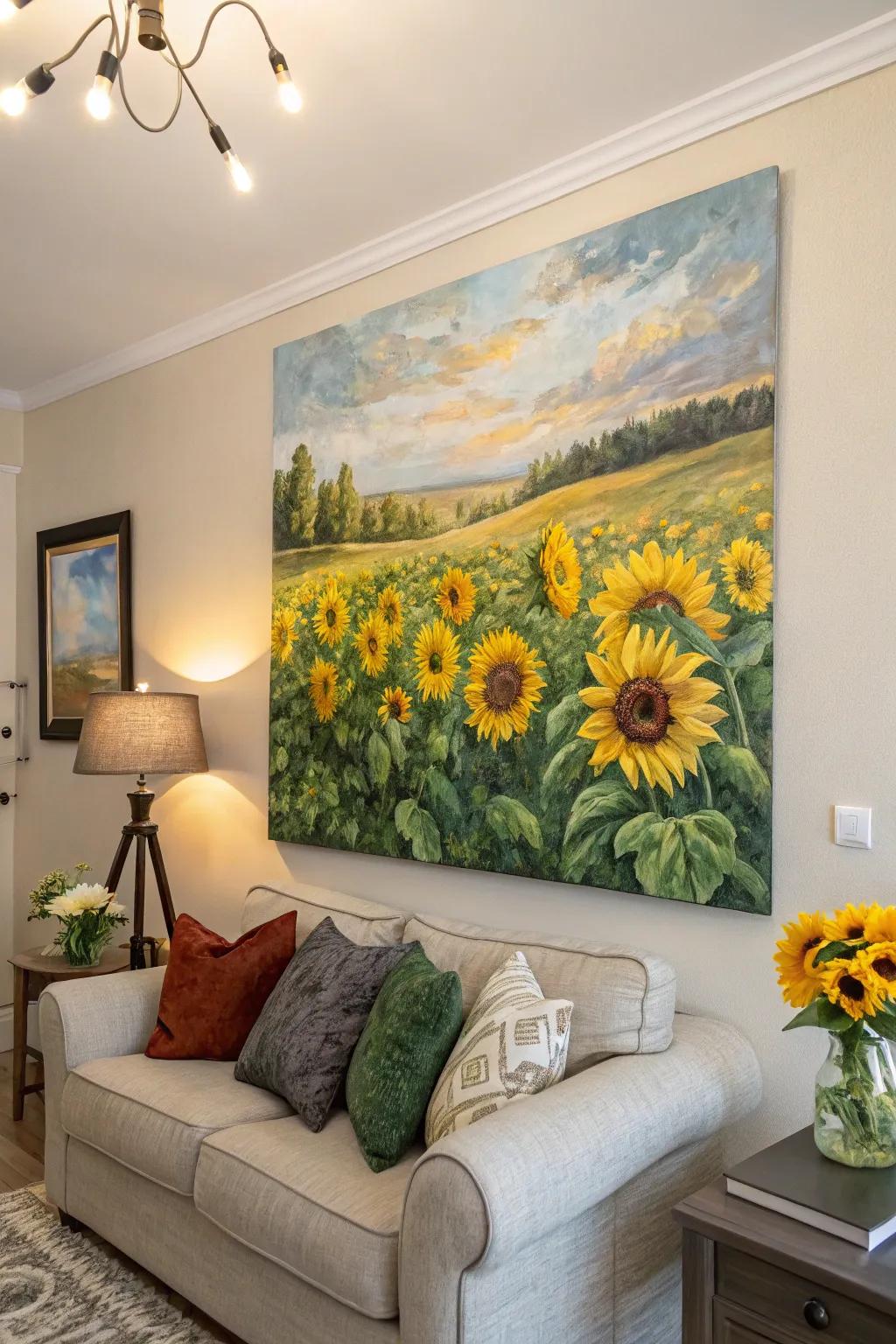 Sunflowers impart enduring cheer to autumnal days.