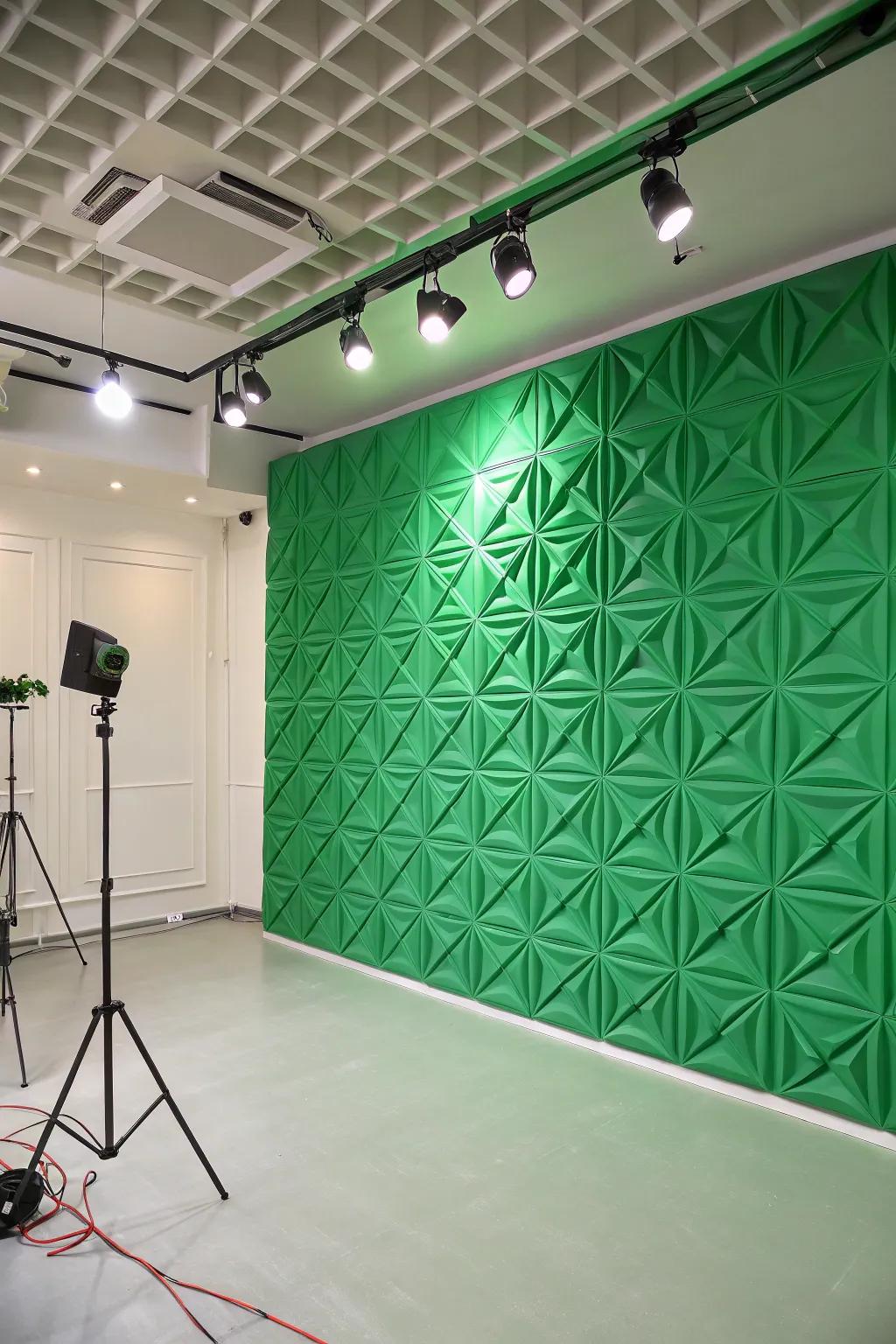 Accomplish a structured appearance utilizing interlocking quadrangles.