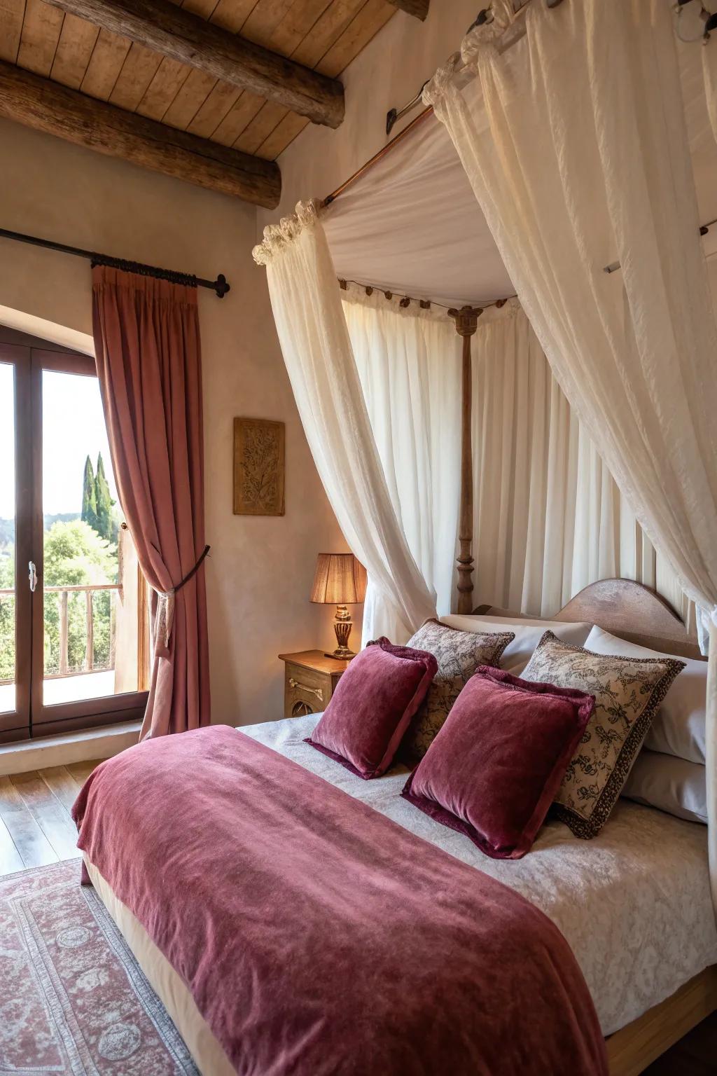 Varied textures imbue warmth and opulence within your room.