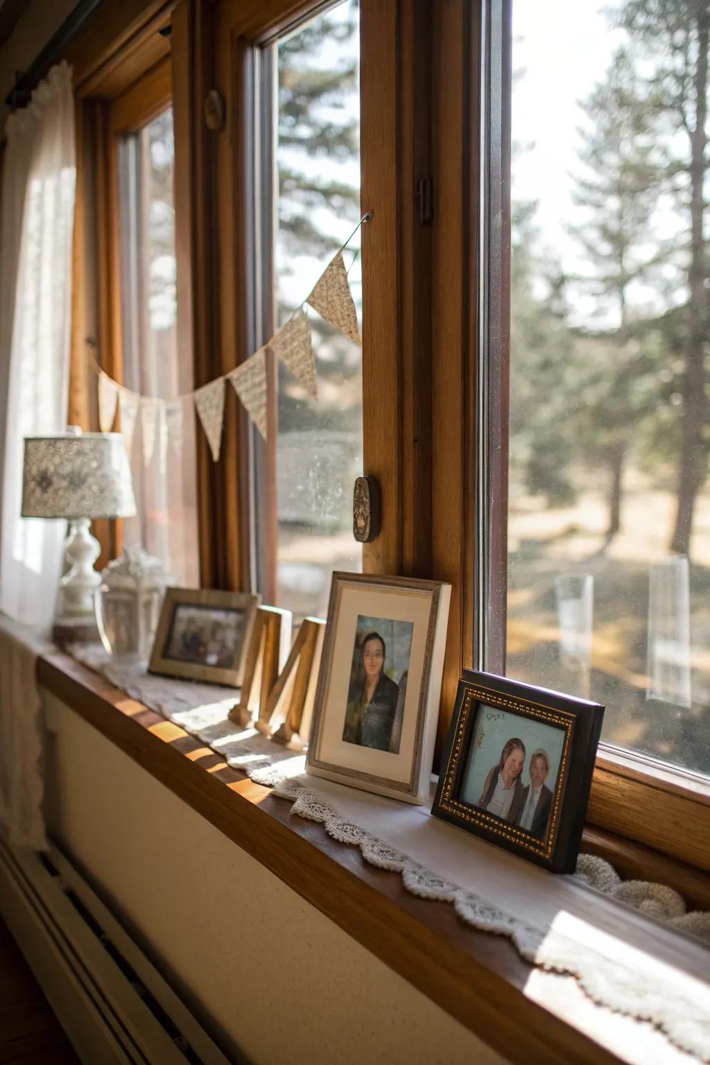 Mirror your persona with custom accents on your window sill.