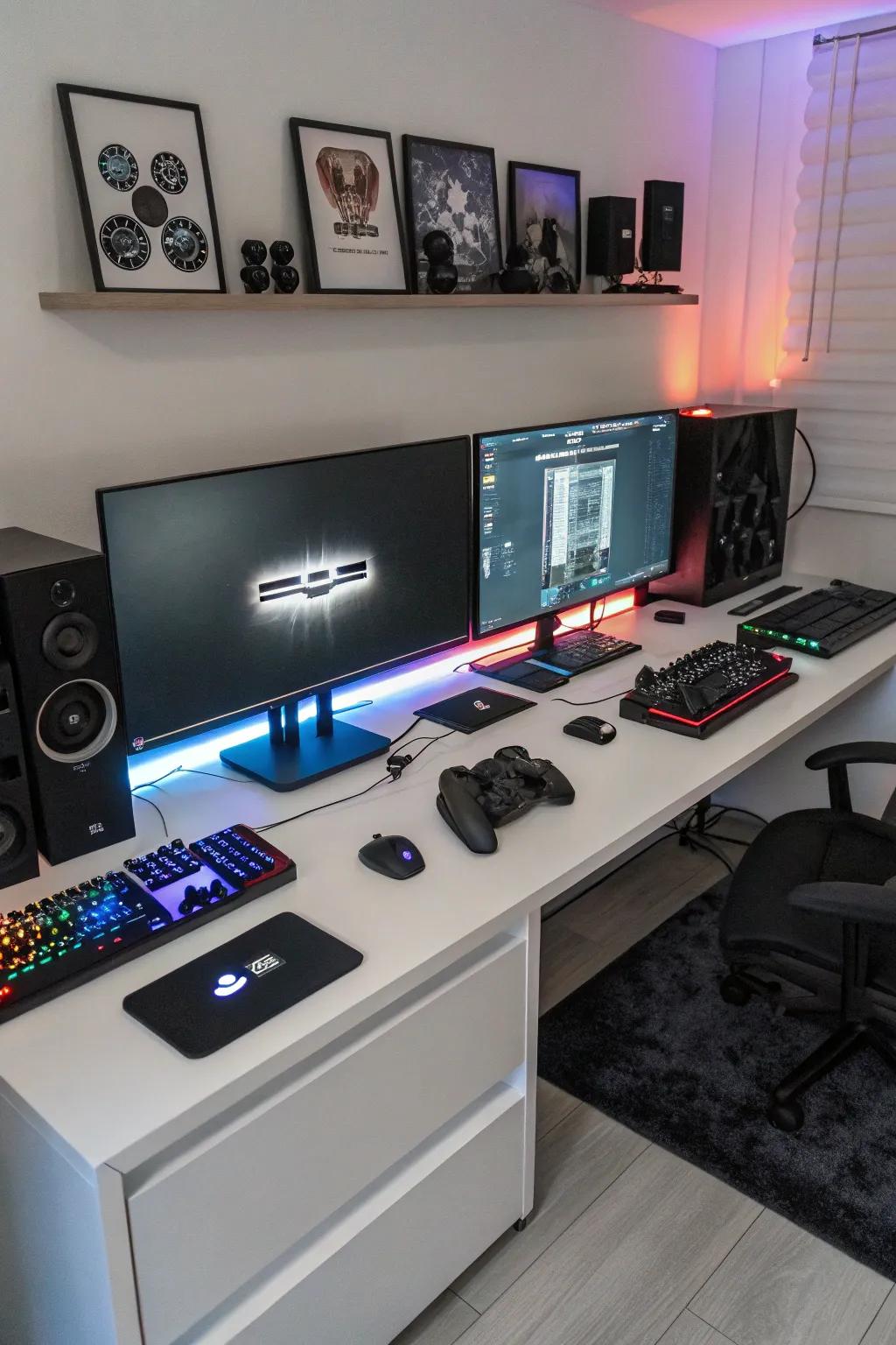 Broaden your view with a multi-screen arrangement.
