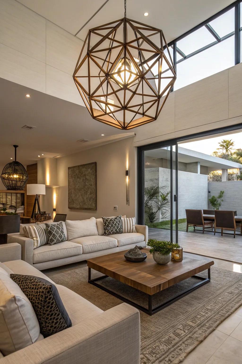 Any space will benefit from the creative flair that shaped light fixtures bring.