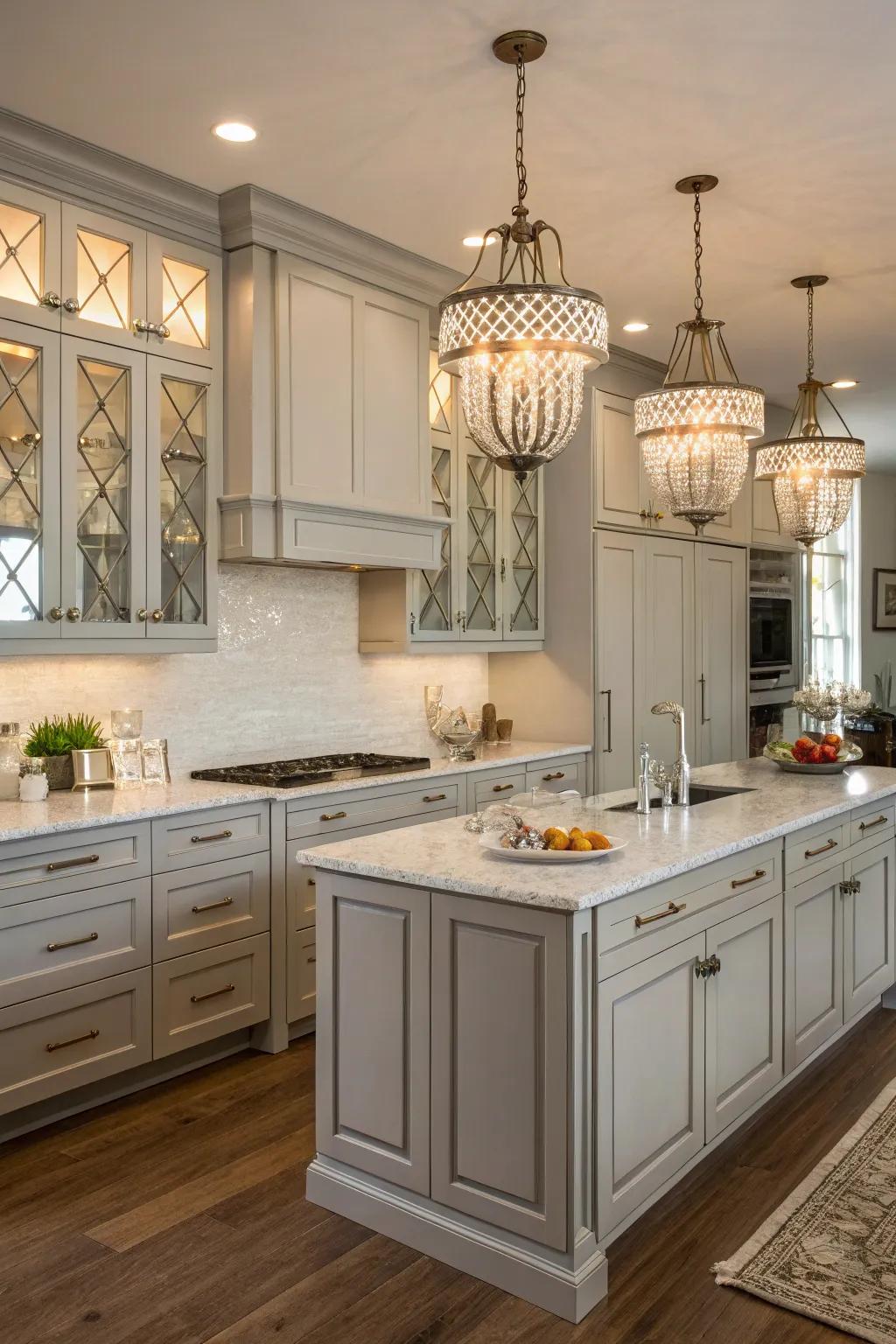 Ornamental accents bestow allure and character.